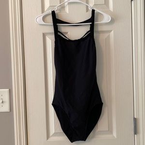 Black Velvet/Mesh WearMoi Leotard